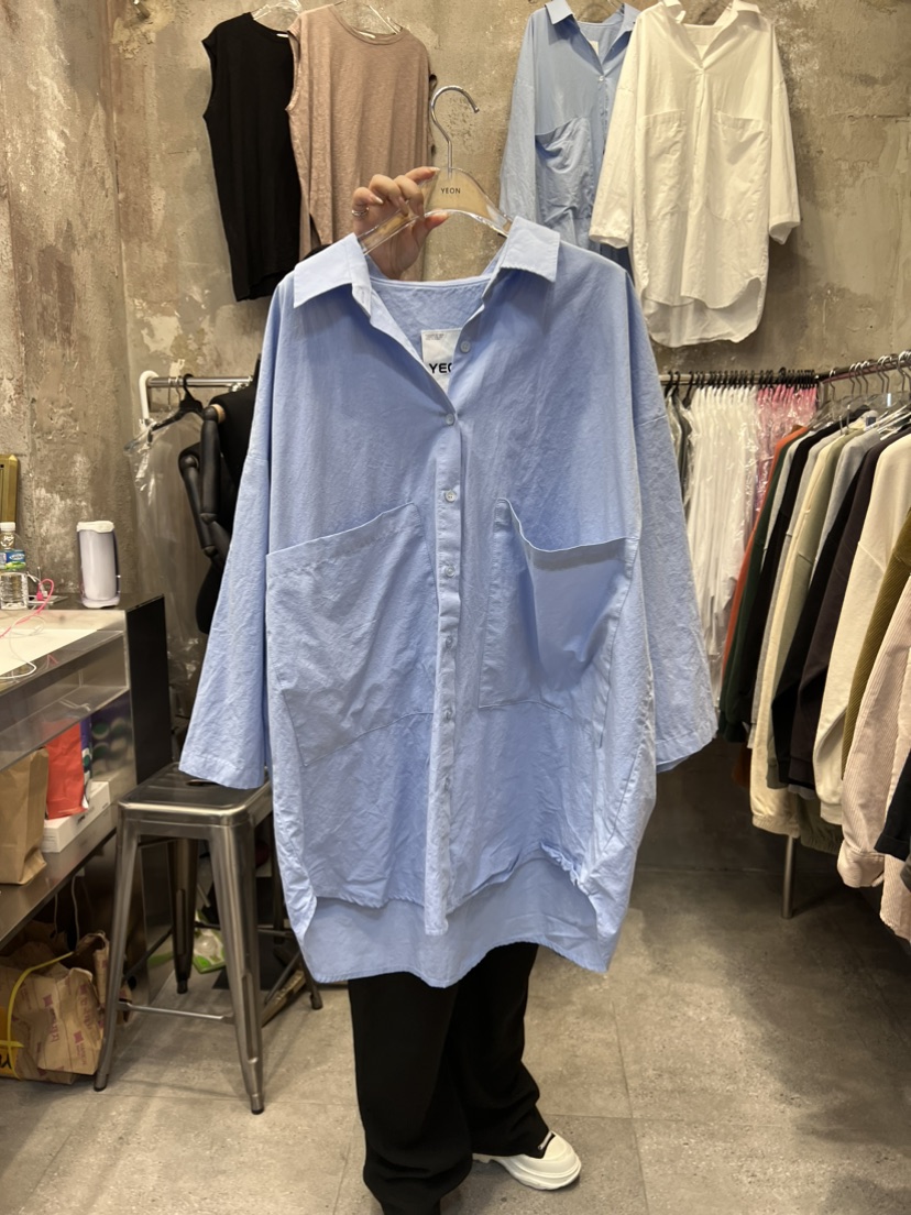 YEON直郵韓國代購女裝新款時尚真品24春夏人氣襯衫蕾絲衫YEON襯衫/蕾絲衫圖色3