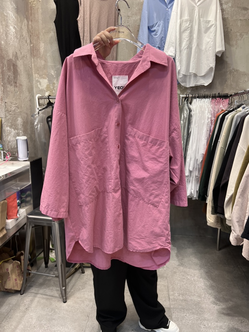 YEON直郵韓國代購女裝新款時尚真品24春夏人氣襯衫蕾絲衫YEON襯衫/蕾絲衫圖色4