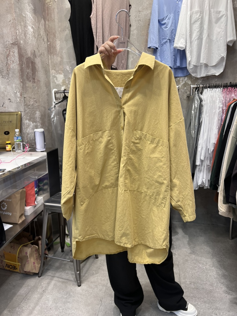 YEON直郵韓國代購女裝新款時尚真品24春夏人氣襯衫蕾絲衫YEON襯衫/蕾絲衫圖色5