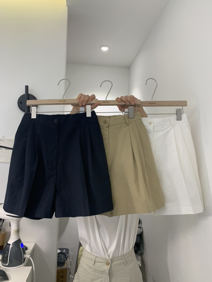 OUVIR韓國直郵東大門實拍女裝新款人氣熱賣時尚職業24春夏短褲O.V.R/OUVIR短褲