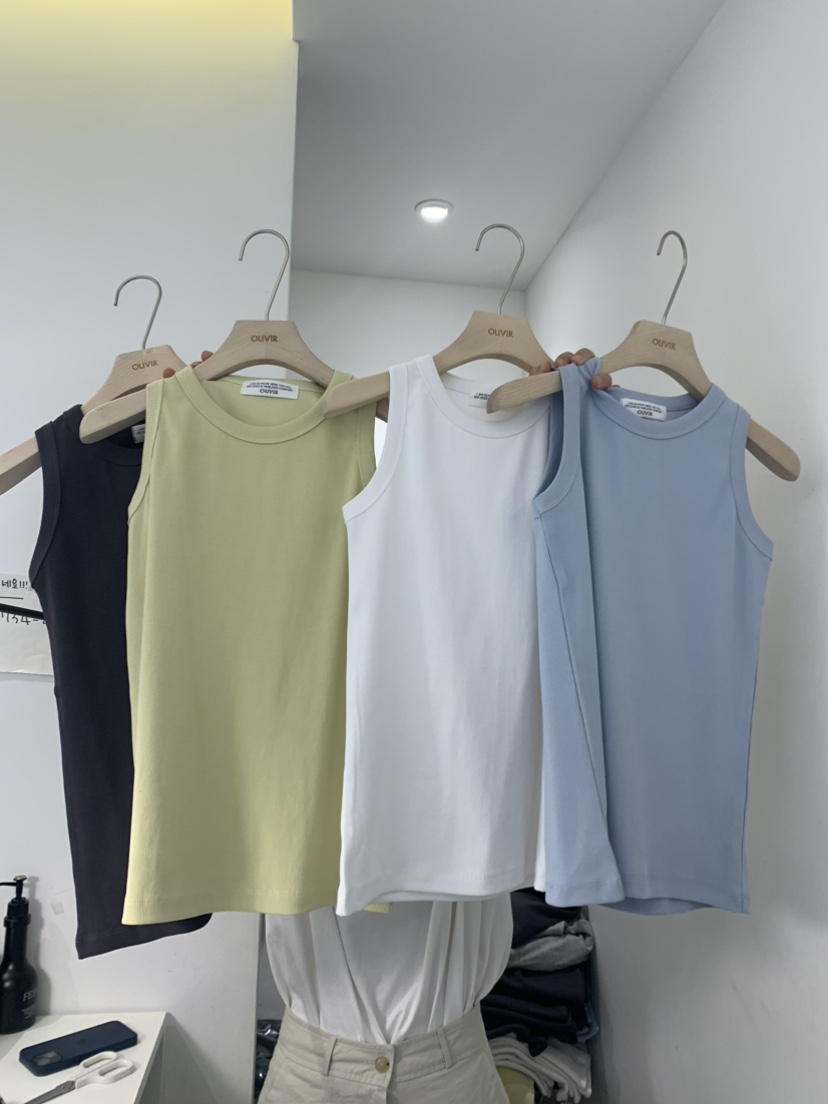 OUVIR直郵韓國代購女裝新品人氣熱賣休閑推薦時尚24春夏吊帶背心O.V.R/OUVIR吊帶/背心