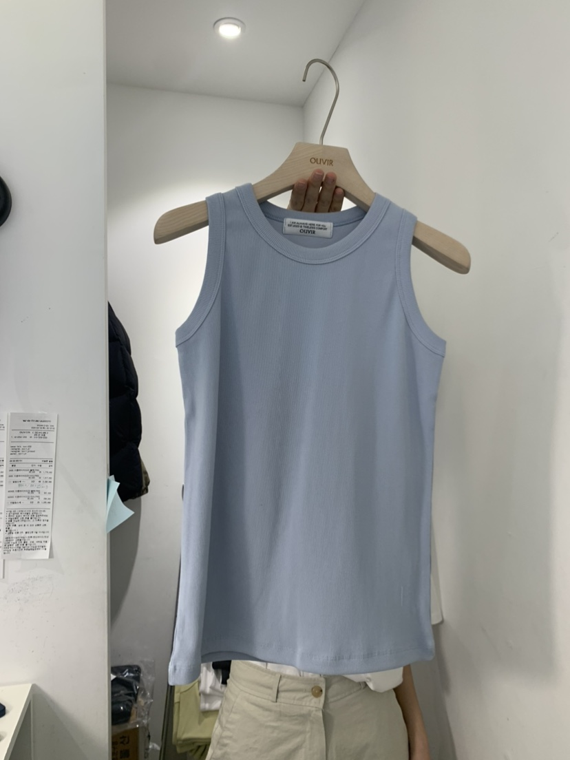 OUVIR直郵韓國代購女裝新品人氣熱賣休閑推薦時尚24春夏吊帶背心O.V.R/OUVIR吊帶/背心圖色4
