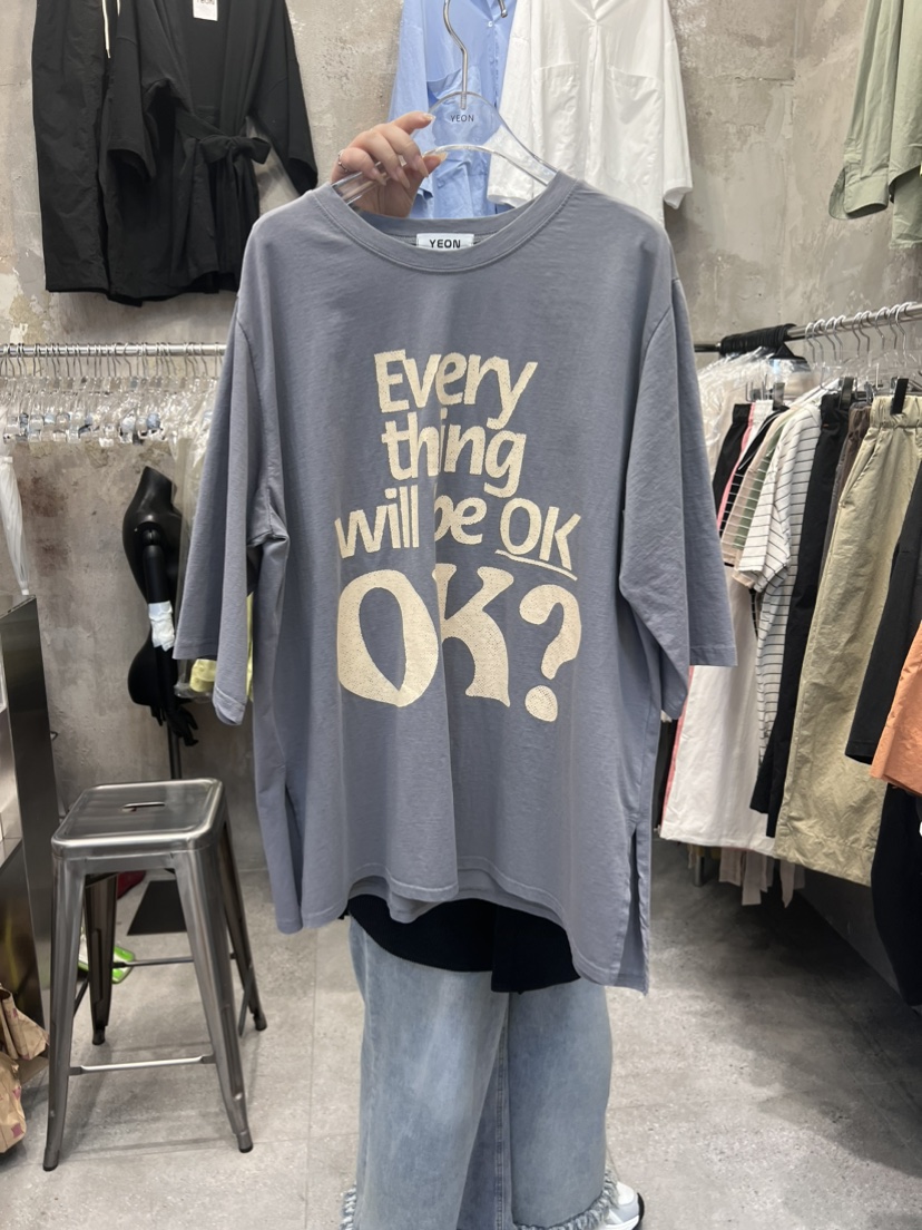 YEON韓國直郵東大門實拍女士新款時尚真品24春夏熱賣人氣T恤YEONT恤圖色4