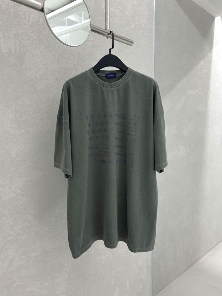 HESTORY韓國直郵東大門實拍女裝新品職業熱賣時尚休閑推薦T恤HESTORYT恤圖色3