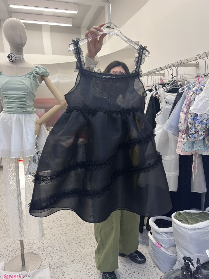 SAEGGAM韓國直郵東大門代購女裝新款人氣熱賣推薦真品連衣裙SAEGGAM連衣裙