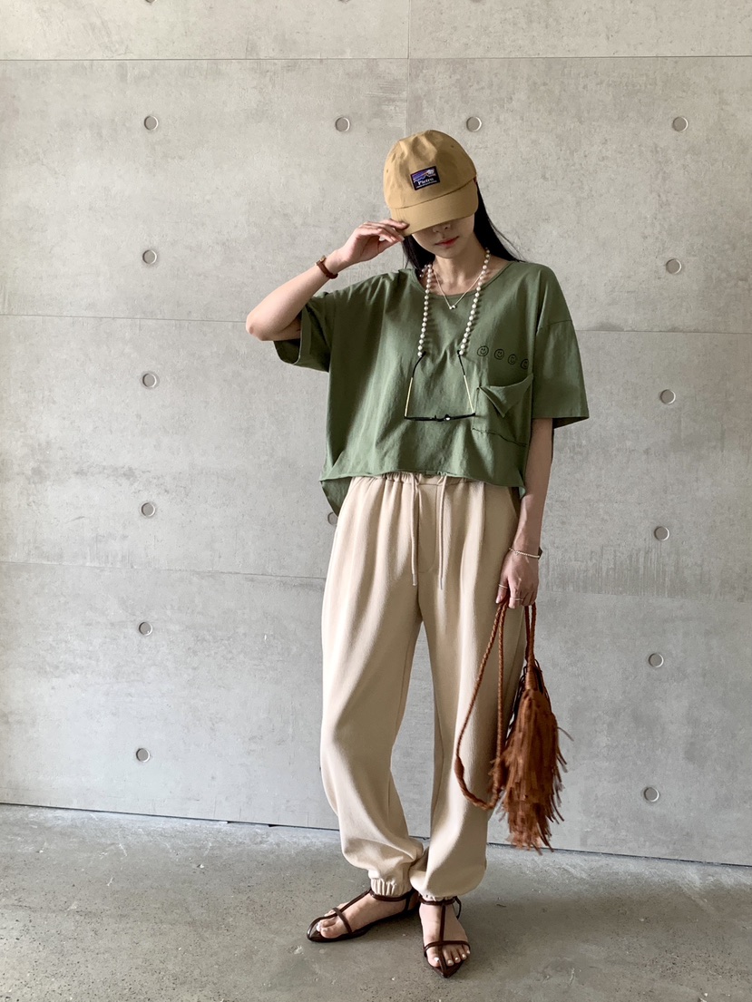 DAVICHI直郵韓國代購女裝新品真品時尚休閑24春夏人氣休閑褲DAVICHI休閑褲