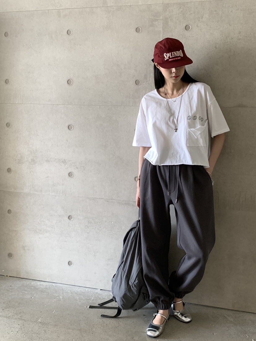 DAVICHI直郵韓國代購女裝新品真品時尚休閑24春夏人氣休閑褲DAVICHI休閑褲