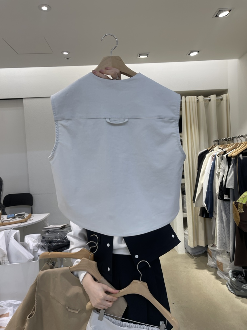 IR BIEN直郵韓國代購女裝新款推薦24春夏熱賣職業時尚馬甲ir bien-A馬甲