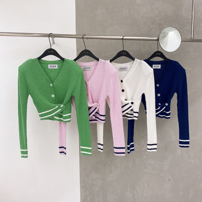 LONE STAR韓國直郵東大門實拍女裝新品真品時尚24春夏針織衫LONE STAR針織衫
