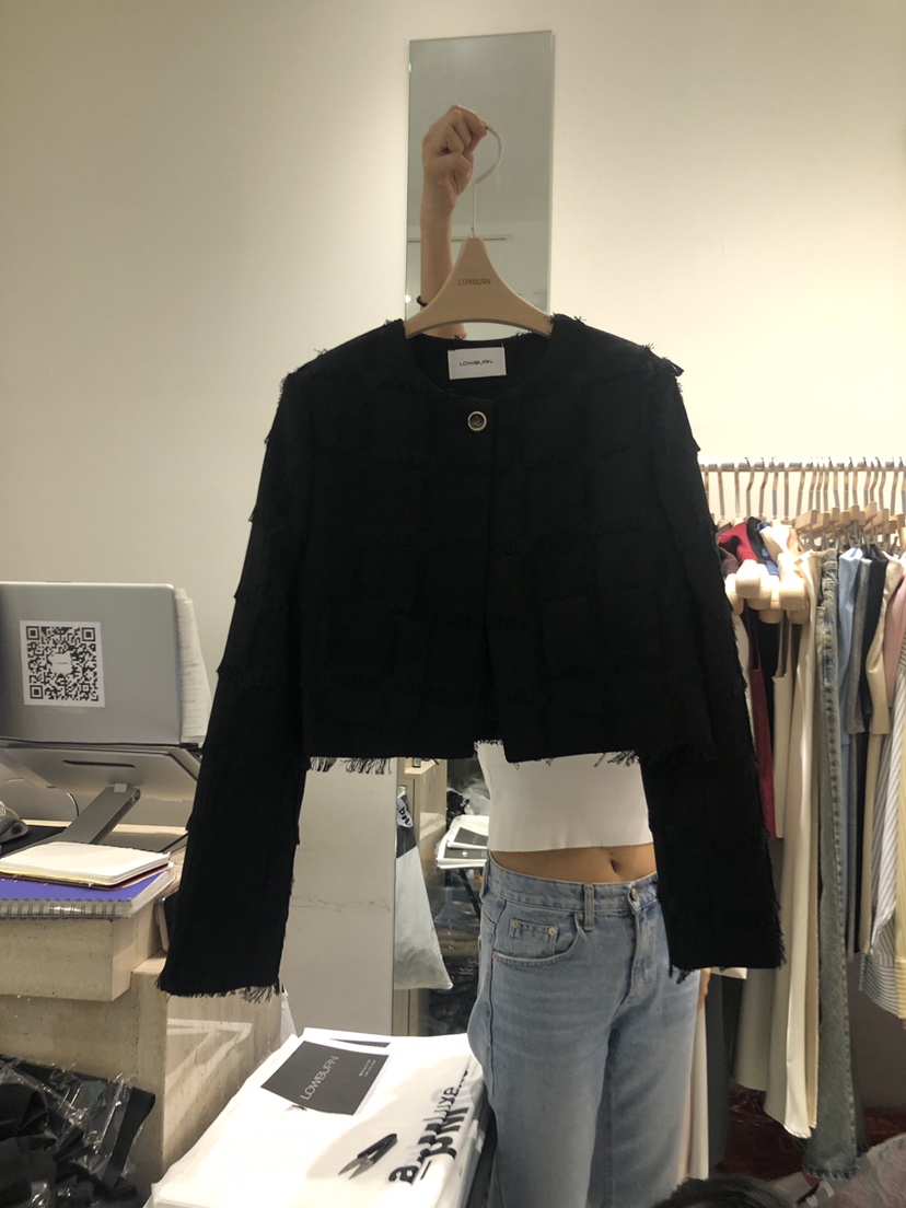 LOWBURN韓國直郵女裝新品人氣休閑24春夏職業熱賣推薦夾克LOWBURN夾克圖色2