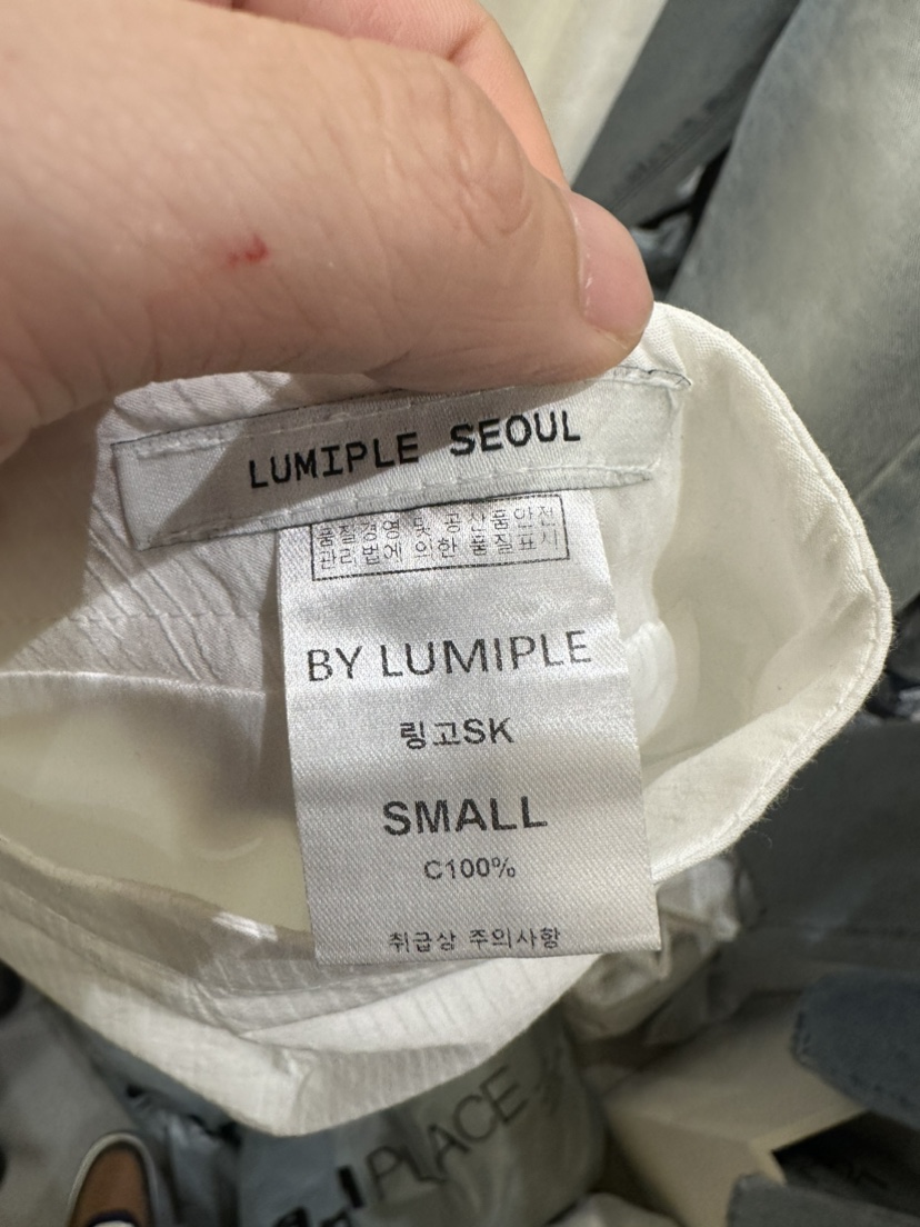 LUMIPLE韓國直郵東大門實拍女裝新品休閑時尚職業24春夏短裙LUMIPLE短裙