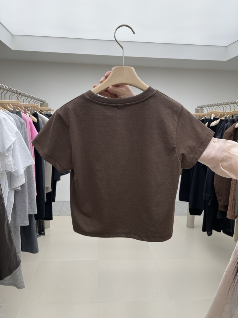 MADE-P韓國直郵女裝新款熱賣推薦真品職業休閑時尚24春夏T恤MADE-PT恤