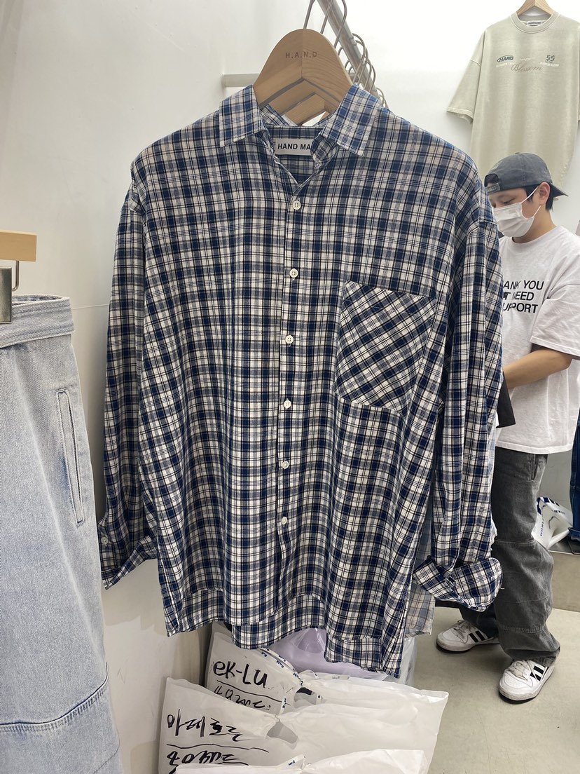 HAND-男裝韓國直郵東大門代購女裝新品時尚人氣襯衫蕾絲衫HAND-男裝襯衫/蕾絲衫