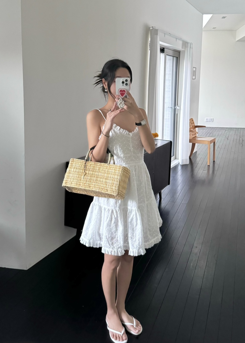 OUPPT韓國直郵女裝新品時尚職業推薦真品熱賣24春夏連衣裙OUPPT連衣裙