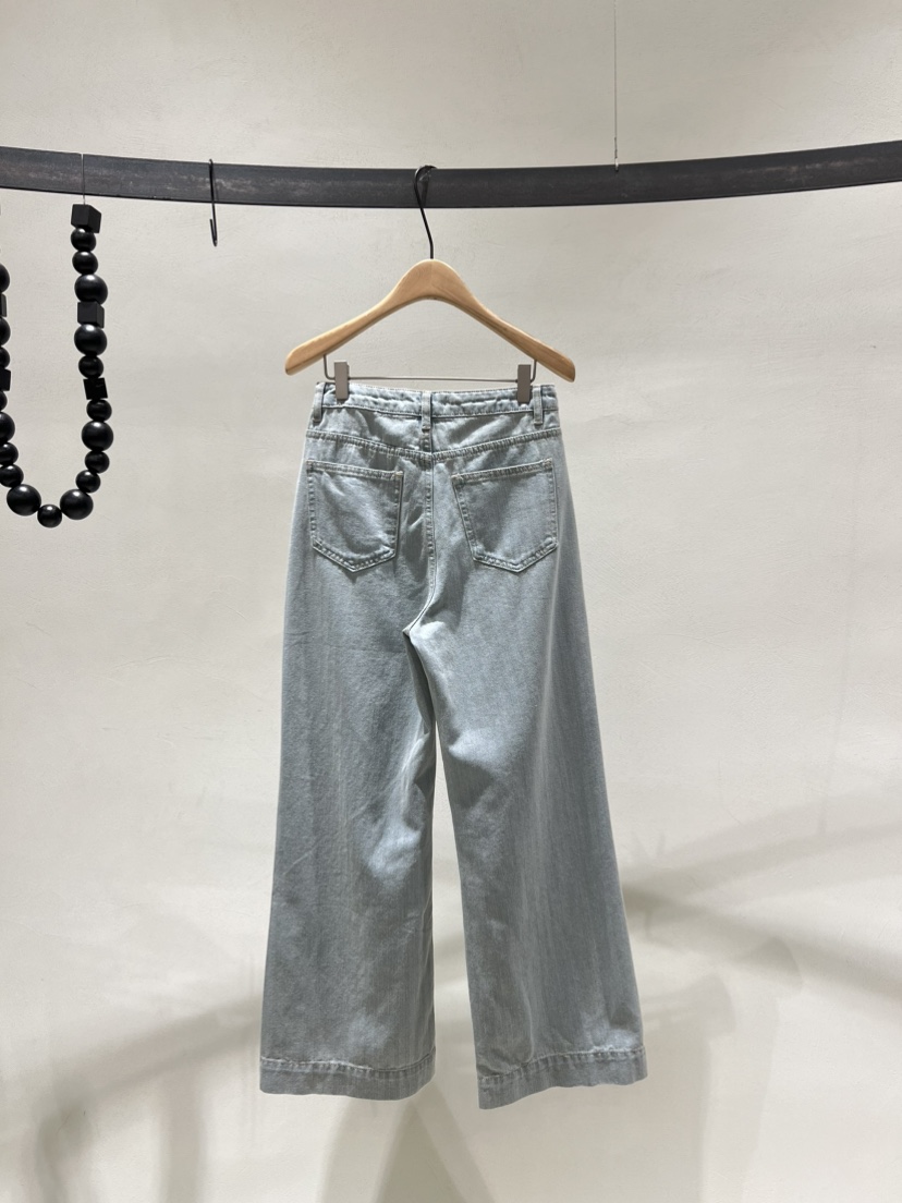 OHAO/HA MONG韓國直郵東大門實拍女裝新款職業牛仔褲口袋OHAO/HA MONG牛仔褲
