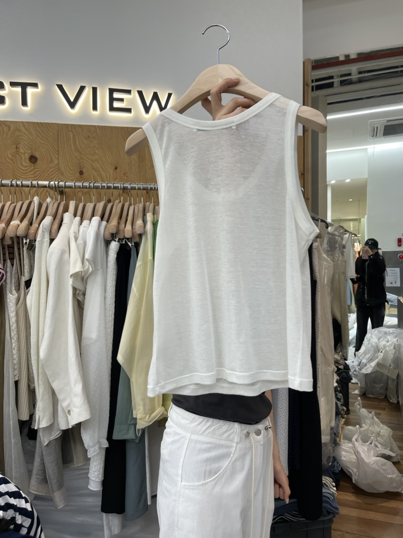 PROJECTVIEW直郵韓國代購女裝新款推薦真品熱賣時尚吊帶背心PROJECTVIEW吊帶/背心