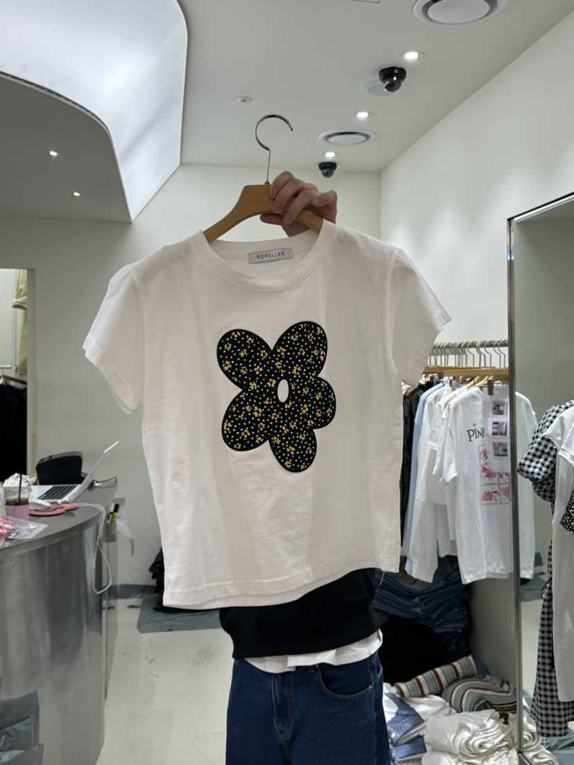 REPELLER韓國直郵東大門代購女裝新品熱賣真品人氣職業時尚T恤REPELLERT恤圖色2