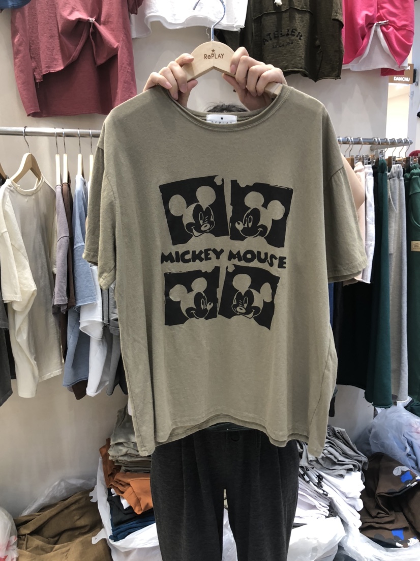 REPLAY直郵韓國代購女裝新款推薦24春夏熱賣人氣時尚職業T恤REPLAYT恤圖色2