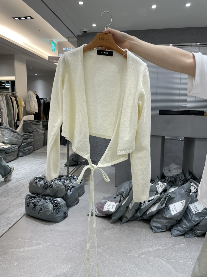 STAGE韓國直郵東大門代購女裝新款真品休閑人氣時尚職業針織衫STAGE針織衫