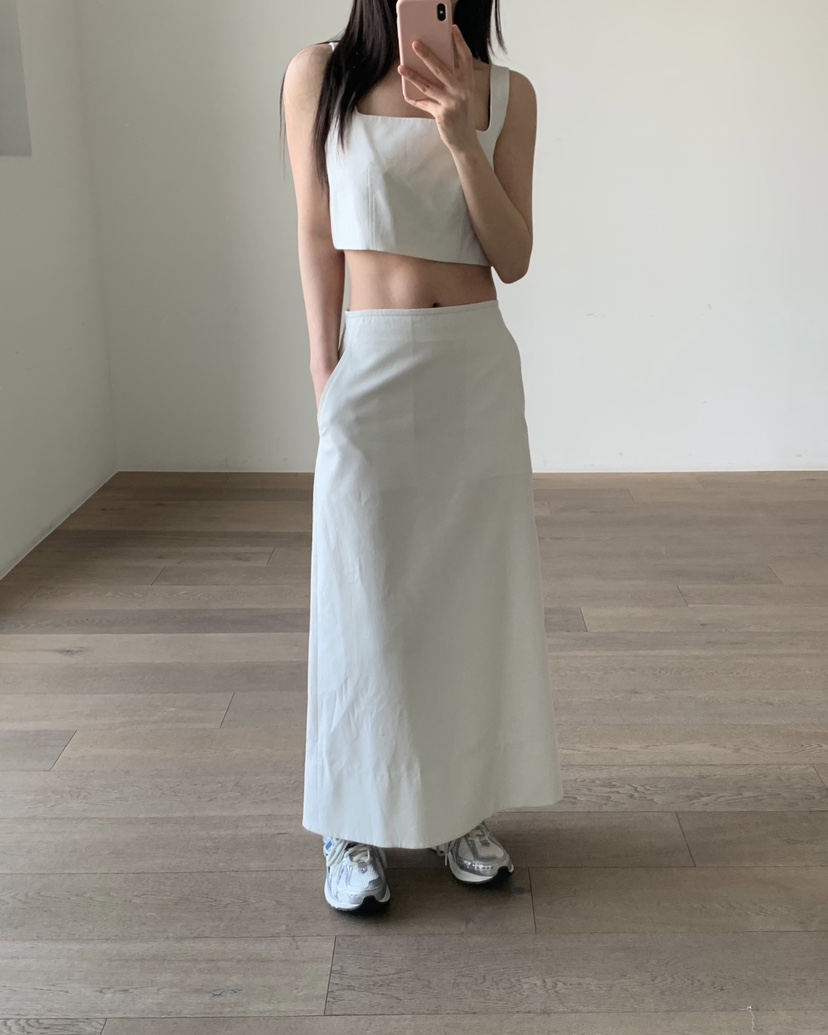 UTRE直郵韓國代購女裝新款24春夏休閑職業人氣熱賣推薦長裙UTRE長裙