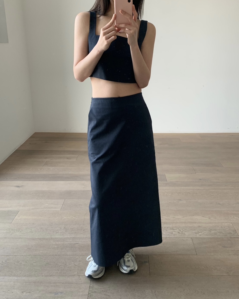 UTRE直郵韓國代購女裝新款24春夏休閑職業人氣熱賣推薦長裙UTRE長裙圖色2