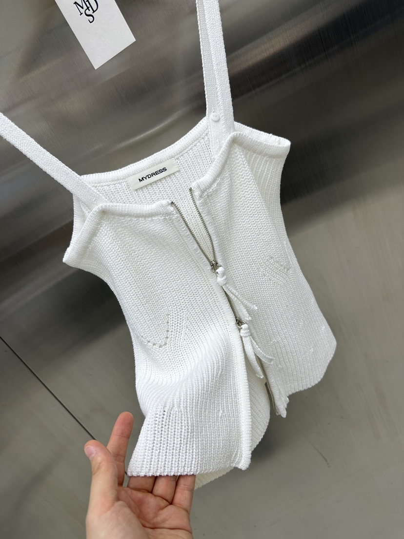 MYDRESS韓國直郵東大門實拍女裝新品時尚真品24春夏吊帶背心MYDRESS吊帶/背心