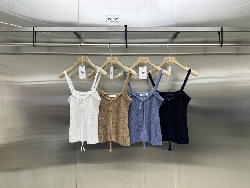 MYDRESS韓國直郵東大門實拍女裝新品時尚真品24春夏吊帶背心MYDRESS吊帶/背心
