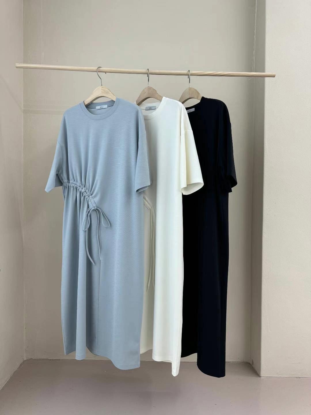 MOS J韓國直郵東大門實拍女裝新品24春夏熱賣時尚連衣裙MOS J連衣裙