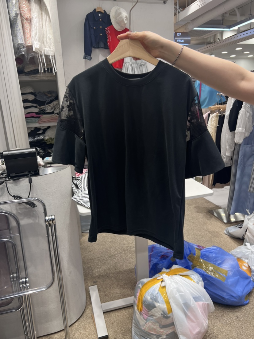 VIRUS韓國直郵女裝新品真品24春夏推薦熱賣時尚休閑職業T恤VIRUST恤圖色2