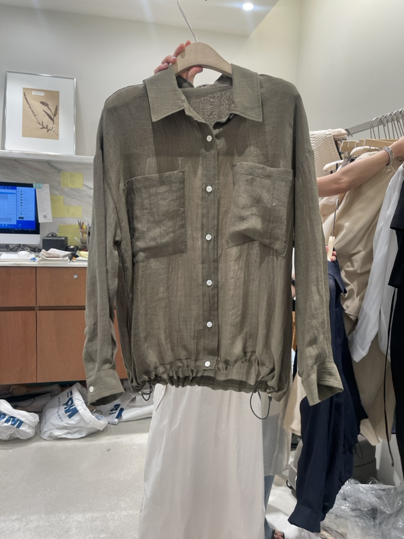 W AND J韓國直郵女裝新品24春夏真品人氣推薦襯衫蕾絲衫W AND J襯衫/蕾絲衫圖色2