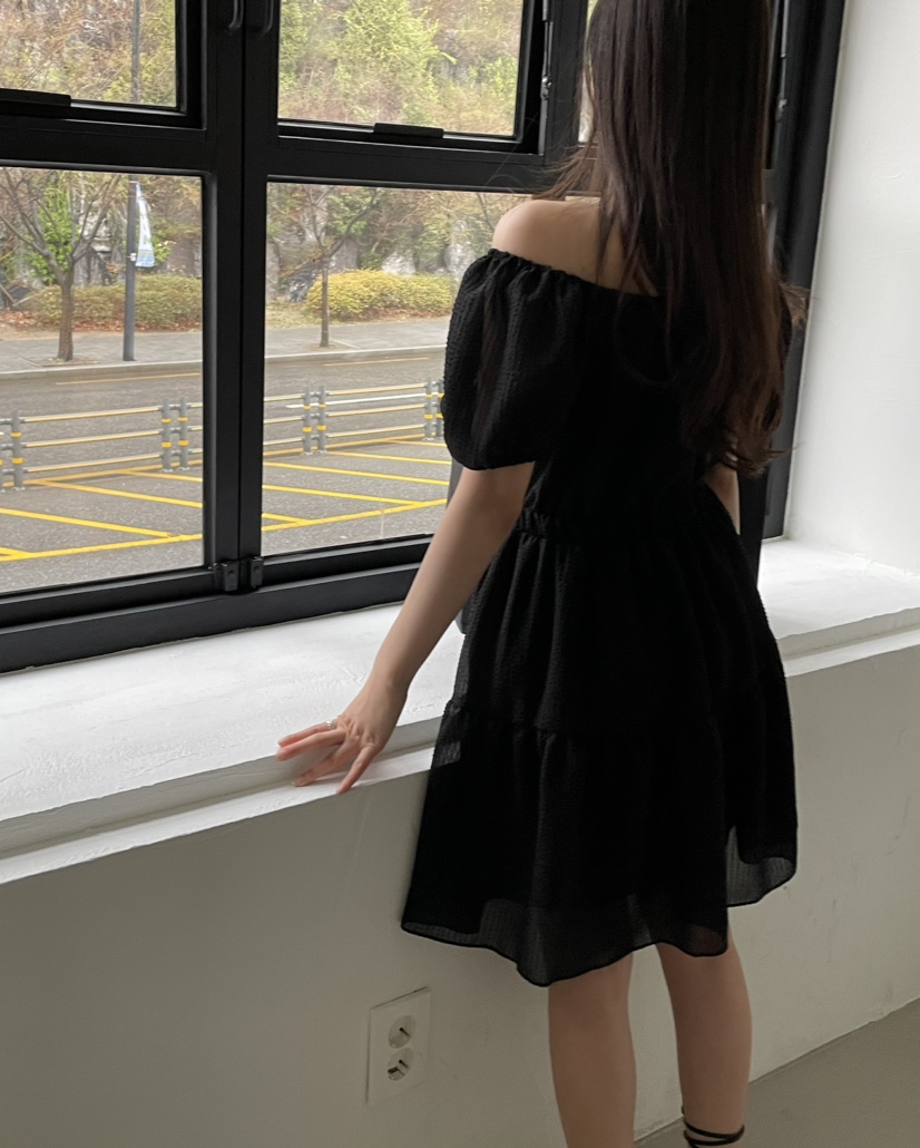 Magie直郵韓國代購女裝新款推薦真品人氣24春夏職業連衣裙VI A連衣裙