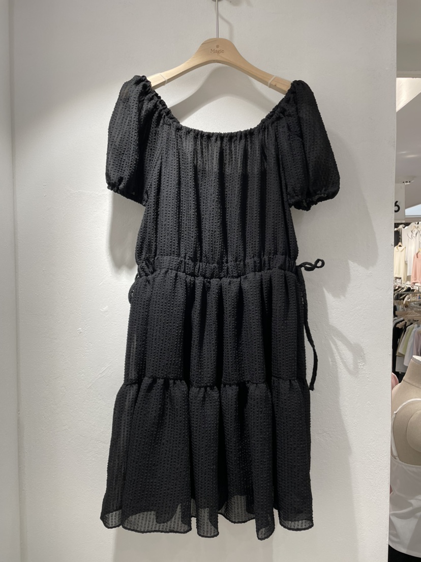 Magie直郵韓國代購女裝新款推薦真品人氣24春夏職業連衣裙VI A連衣裙圖色2