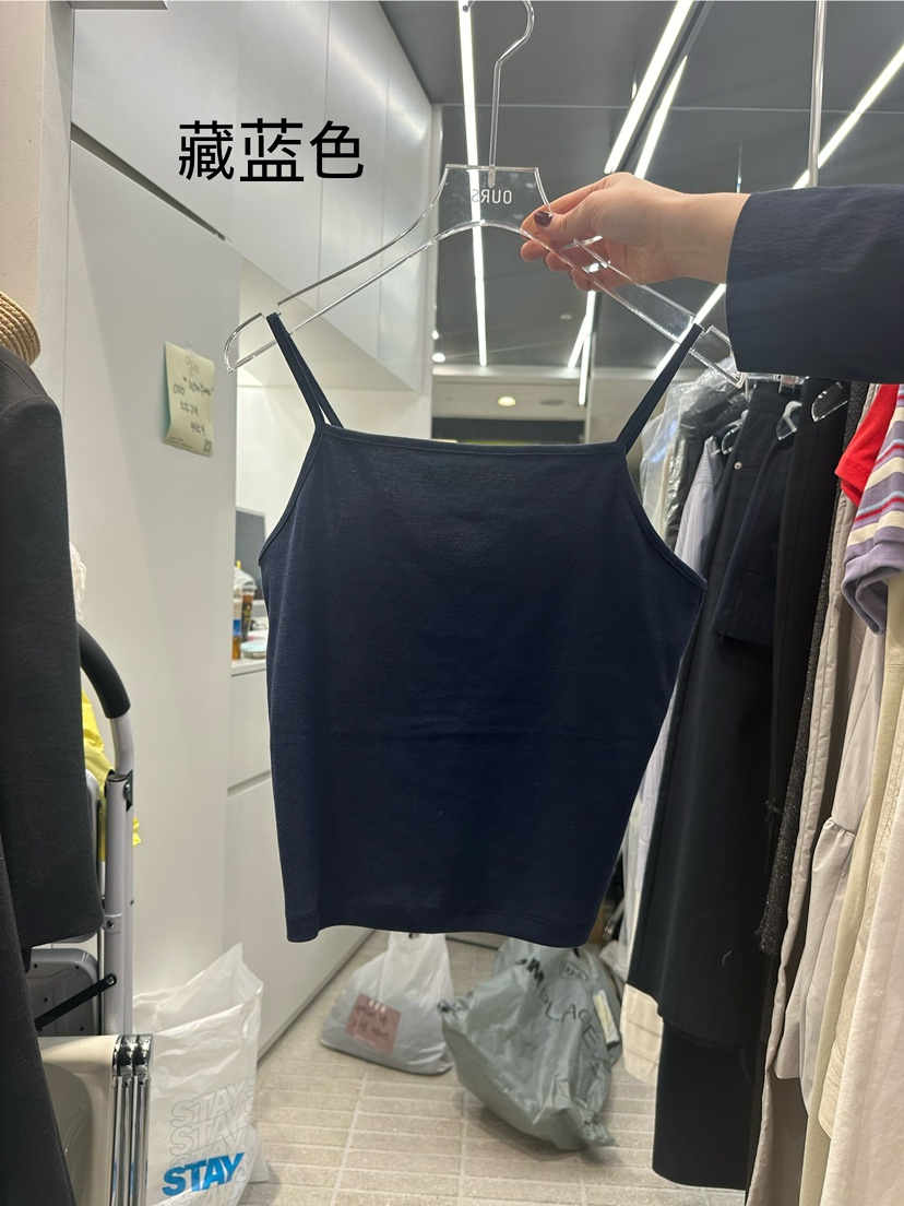 OURS直郵韓國代購女裝新款熱賣休閑真品推薦24春夏吊帶背心OURS吊帶/背心圖色2