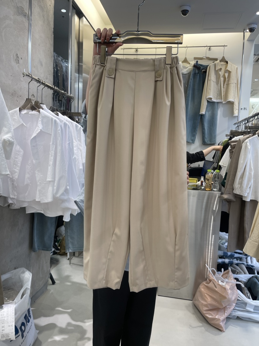 THE SIL直郵韓國代購女裝新款人氣熱賣真品24春夏休閑褲THE SIL/1 2ILLY休閑褲圖色1
