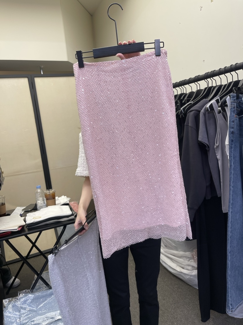 THE WAVE韓國直郵女裝新品職業時尚推薦24春夏真品人氣長裙THE WAVE長裙圖色2