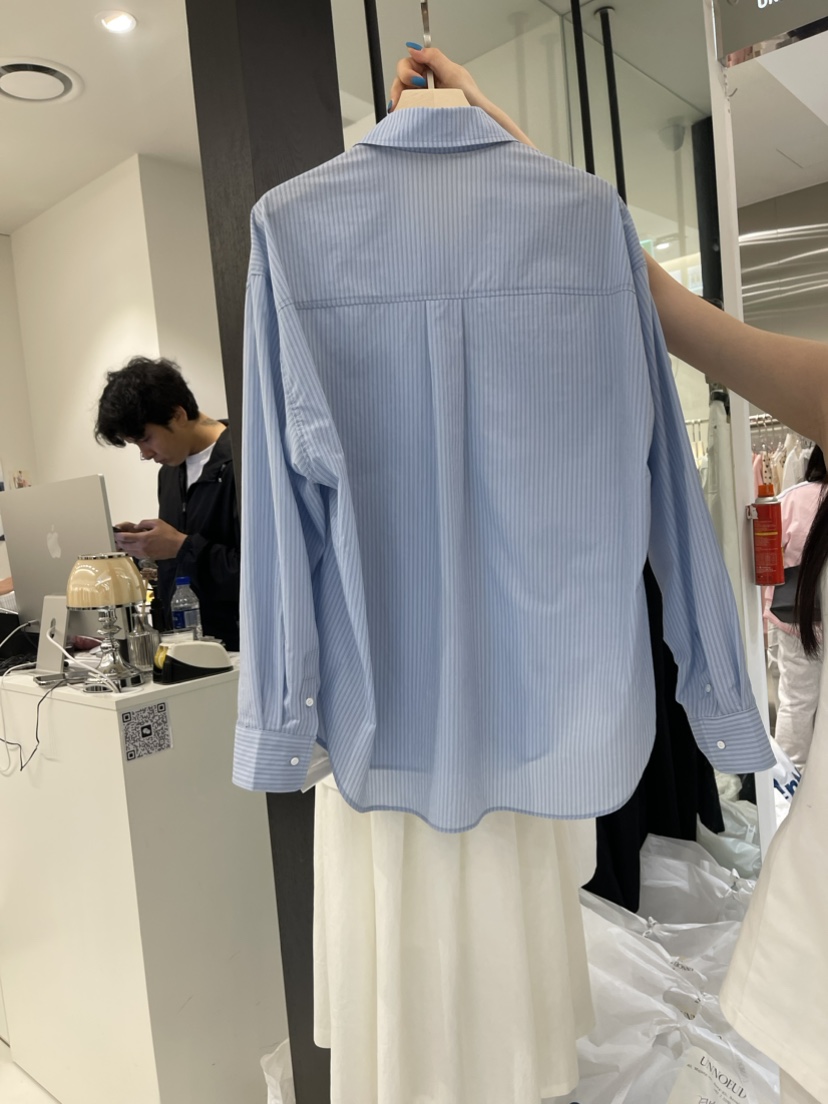 UNNOEUD韓國直郵東大門實拍女裝新品推薦職業24春夏襯衫蕾絲衫THE REST/UNNOEUD襯衫/蕾絲衫