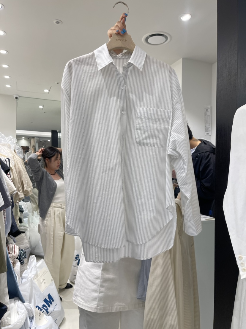 UNNOEUD韓國直郵東大門實拍女裝新品推薦職業24春夏襯衫蕾絲衫THE REST/UNNOEUD襯衫/蕾絲衫圖色3