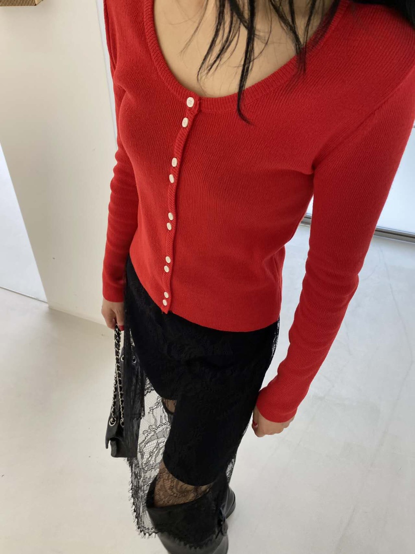 YIKHO STYLE直郵韓國代購女裝新品24春夏熱賣時尚針織衫YIKHO STYLE針織衫