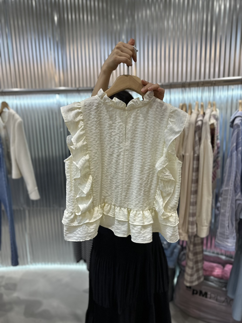 ALEGRE韓國直郵東大門代購女裝新品推薦休閑人氣24春夏吊帶背心ALEGRE吊帶/背心