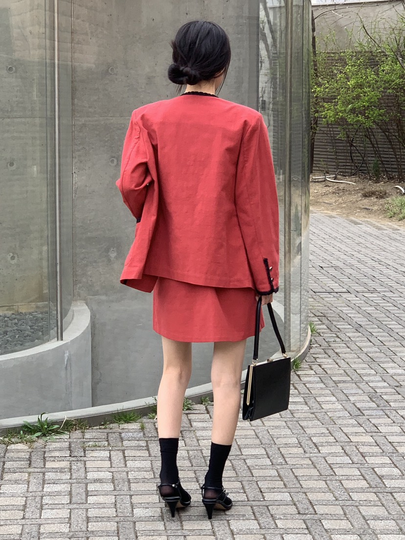 BLISS韓國直郵女裝新品時尚人氣推薦職業熱賣24春夏真品夾克BLISS夾克