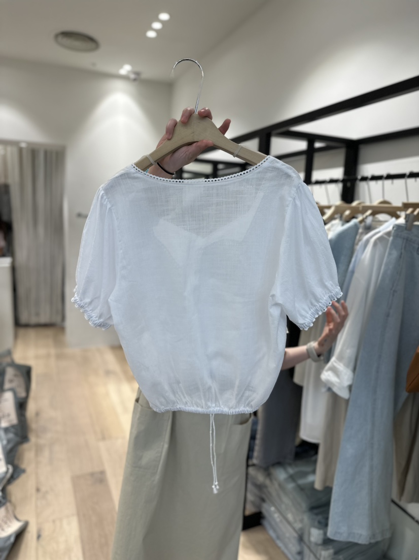 BRUNI/RICOTTA直郵韓國代購女裝新品時尚推薦人氣襯衫蕾絲衫BRUNI/RICOTTA襯衫/蕾絲衫