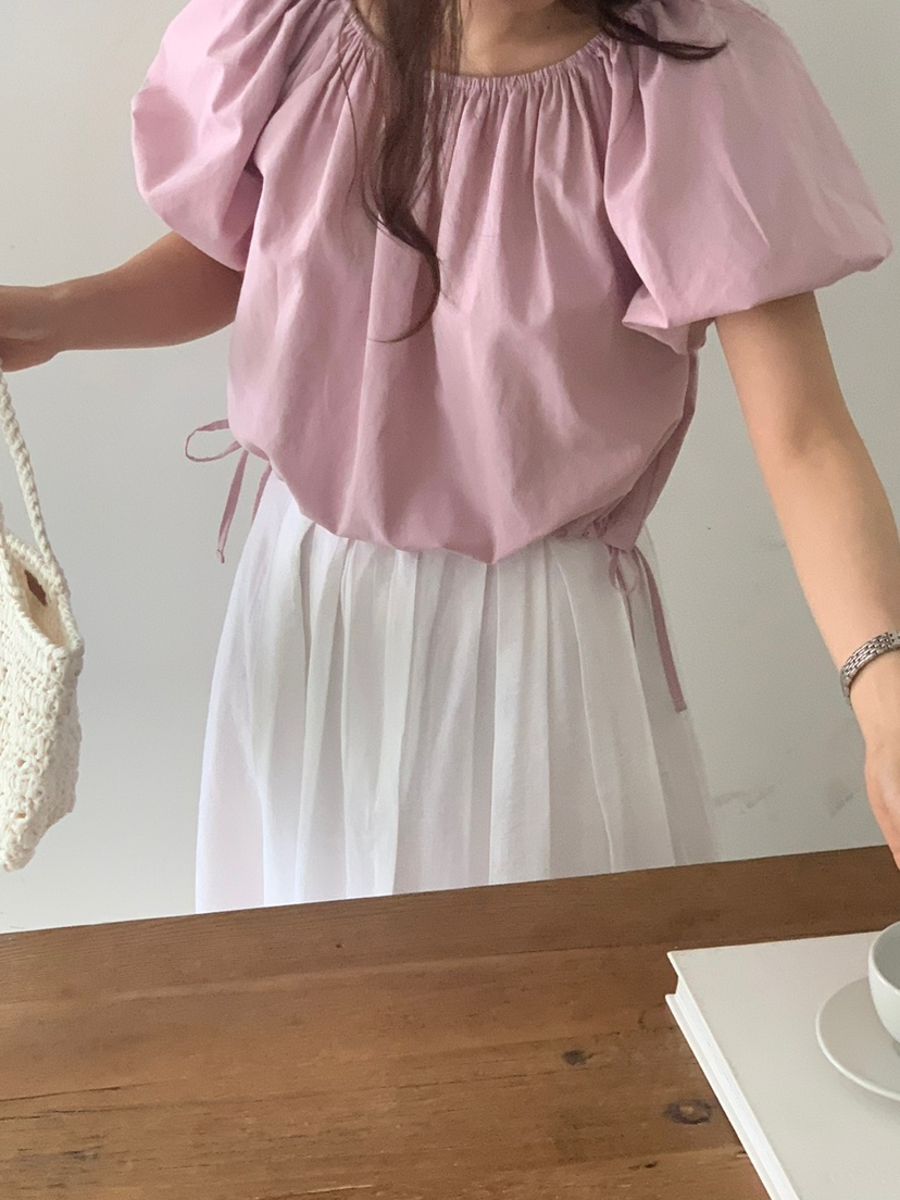 Bread直郵韓國代購女裝新品時尚真品休閑24春夏襯衫蕾絲衫BREAD襯衫/蕾絲衫