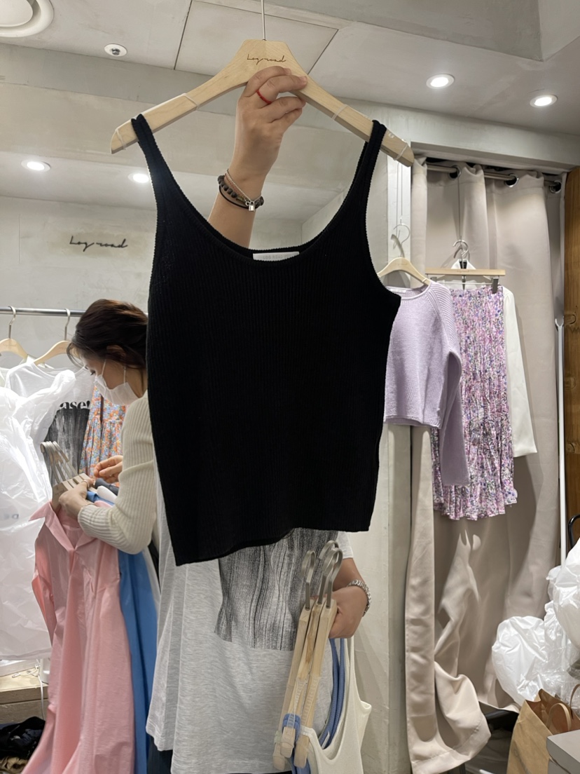 LOGROAD韓國直郵東大門代購女裝新品真品職業推薦24春夏吊帶背心LOG ROAD吊帶/背心圖色3