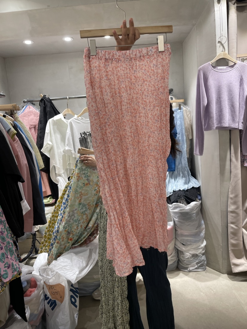LOGROAD韓國直郵女裝新品真品推薦24春夏時尚熱賣休閑長裙LOG ROAD長裙