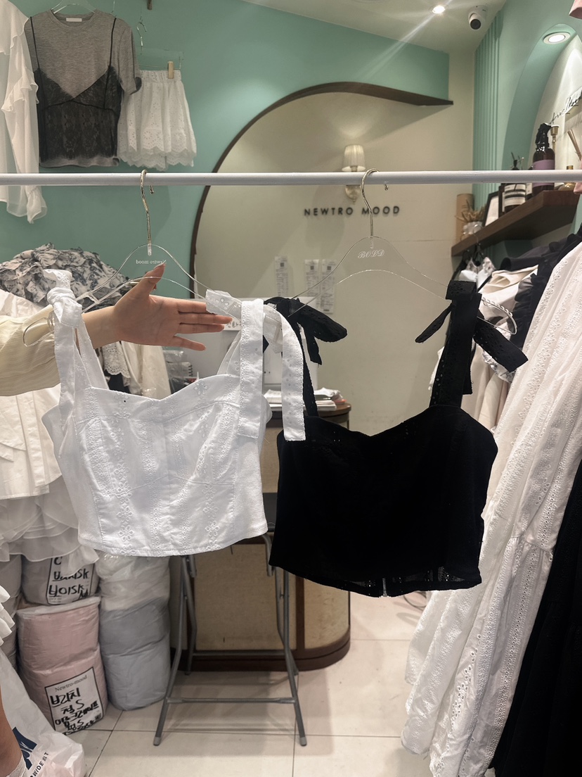 NEWTRO MOOD直郵韓國代購女裝新款24春夏真品休閑吊帶背心YUNBAL吊帶/背心