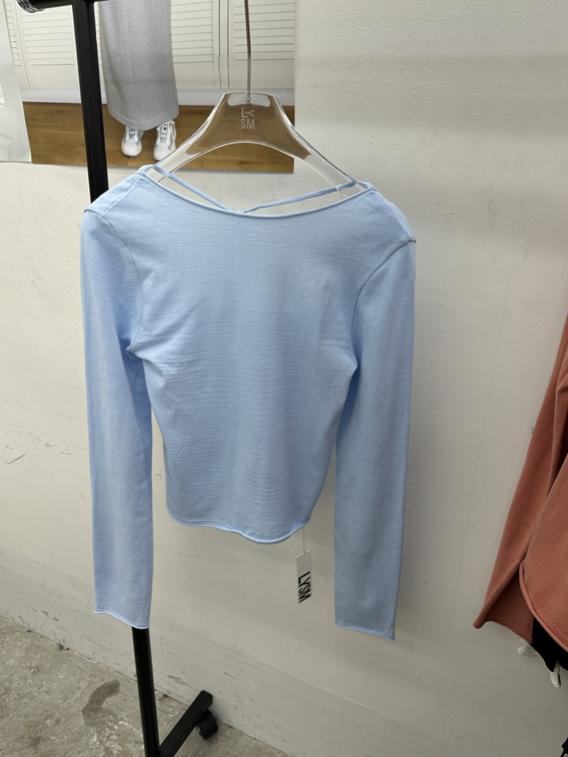 LYSM/MORE THAN YESTERDAY韓國直郵東大門代購女裝新品休閑長袖T恤LYSM/MORE THAN YESTERDAY長袖T恤圖色4