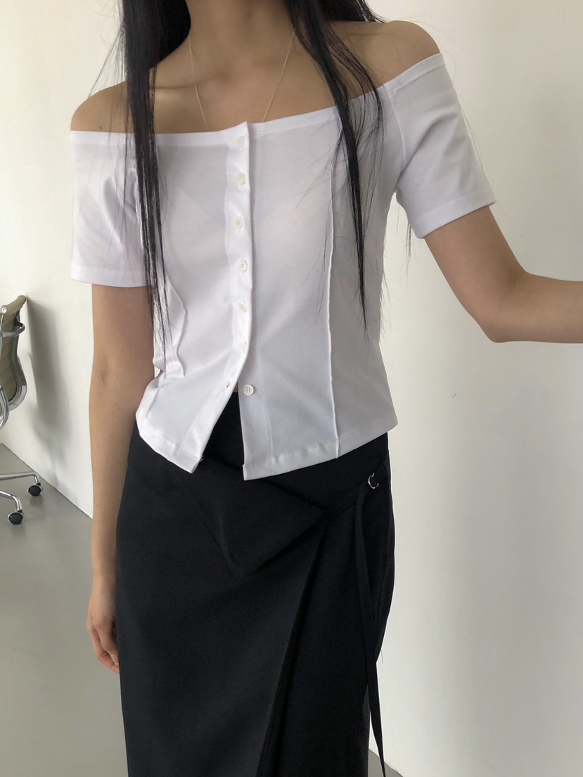ROUGH韓國直郵東大門代購女裝新品人氣真品時尚休閑熱賣T恤ROUGHT恤