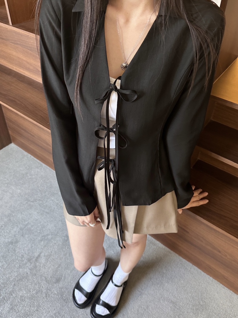 ROUGH韓國直郵東大門實拍女裝新品時尚人氣職業推薦襯衫蕾絲衫ROUGH襯衫/蕾絲衫