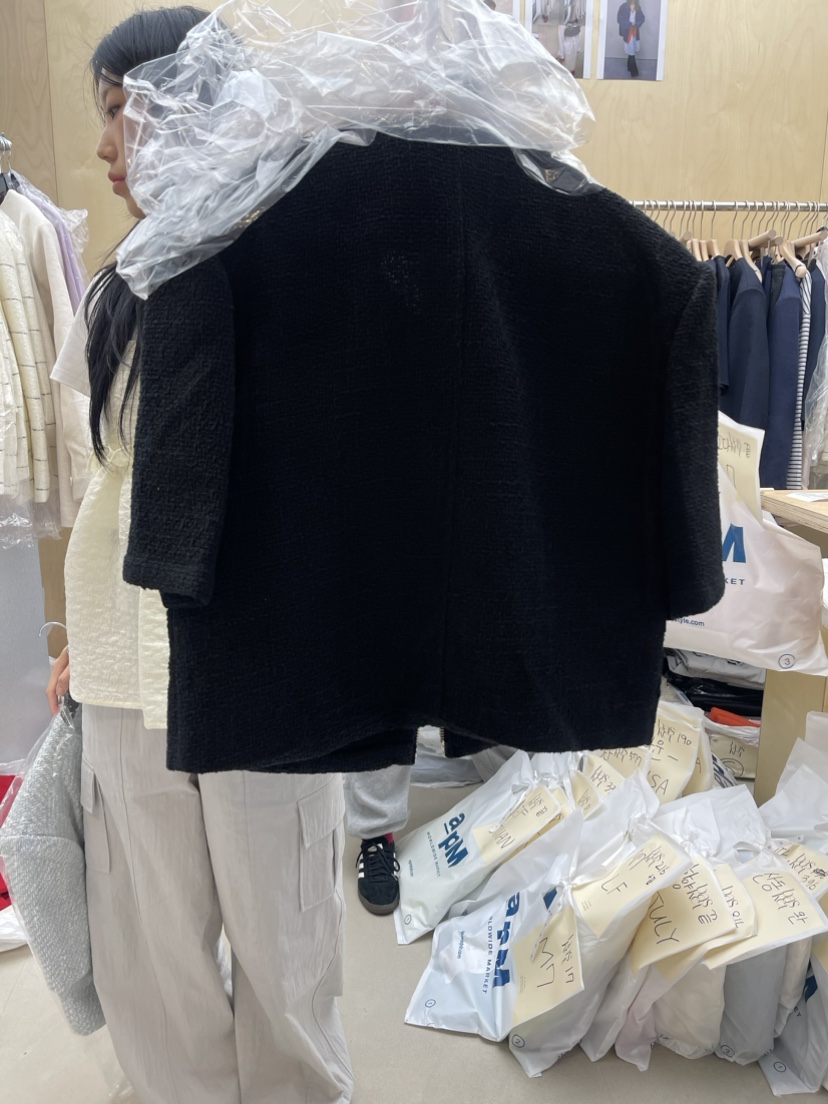BASKET直郵韓國代購女裝新品24春夏職業熱賣真品時尚夾克BASKET夾克