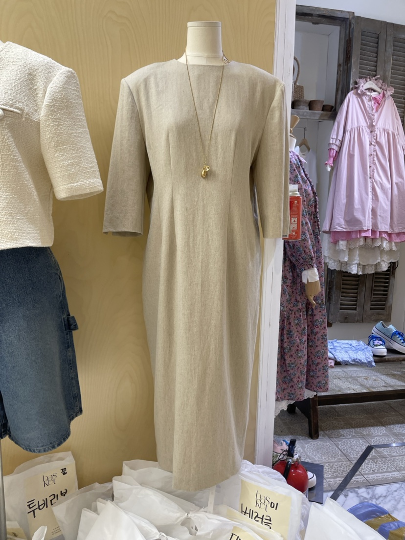 BASKET韓國直郵東大門實拍女裝新款真品職業推薦熱賣連衣裙BASKET連衣裙